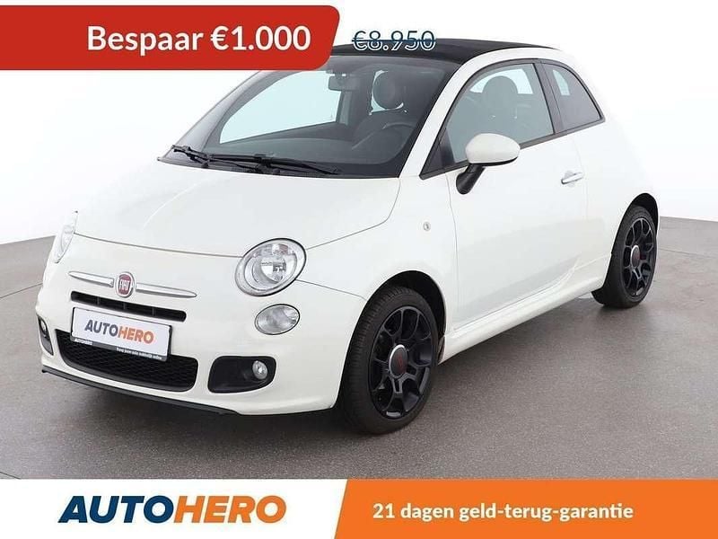 Wit Gebruikt 2014 Fiat 500C S Cabriolet | € 7.549 (Goede deal) - Afbeelding 1/3