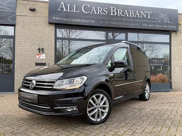 Zwart Occasion 2017 VW Caddy Highline MPV | € 22.750 (Eerlijke prijs) - Afbeelding 1/4