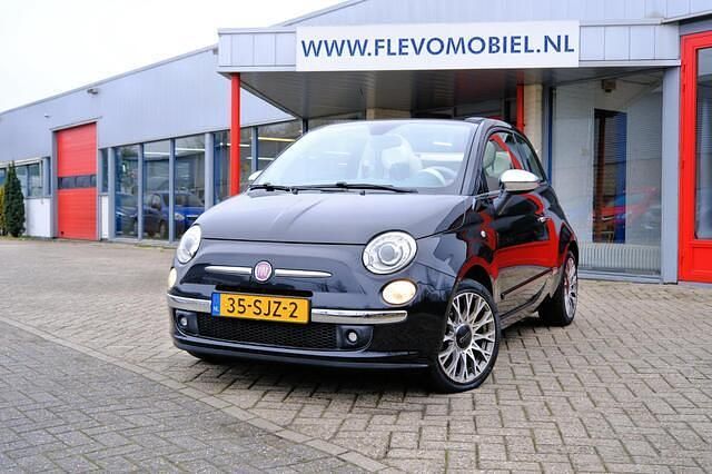 Zwart Occasion 2011 Fiat 500C Lounge Cabriolet | € 8.250 (Eerlijke prijs) - Afbeelding 1/4
