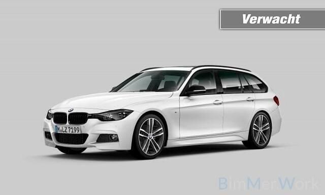 Wit Gebruikt 2018 BMW 330 M Sport Stationwagen | € 23.900 (Eerlijke prijs) - Afbeelding 1/4