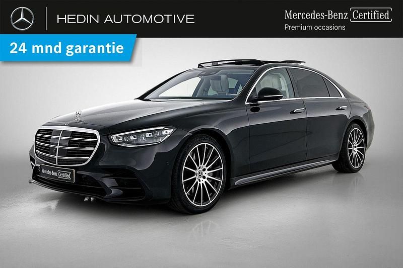 Zwart Gebruikt 2021 Mercedes S450 Business Sedan | € 84.900 - Afbeelding 1/3