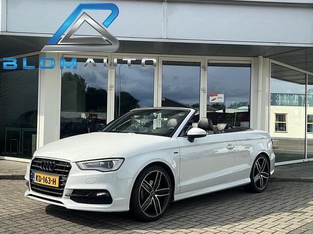 Wit, metallic lak Gebruikt 2016 Audi A3 Cabriolet S-Line Cabriolet | € 20.740 (Eerlijke prijs) - Afbeelding 1/4