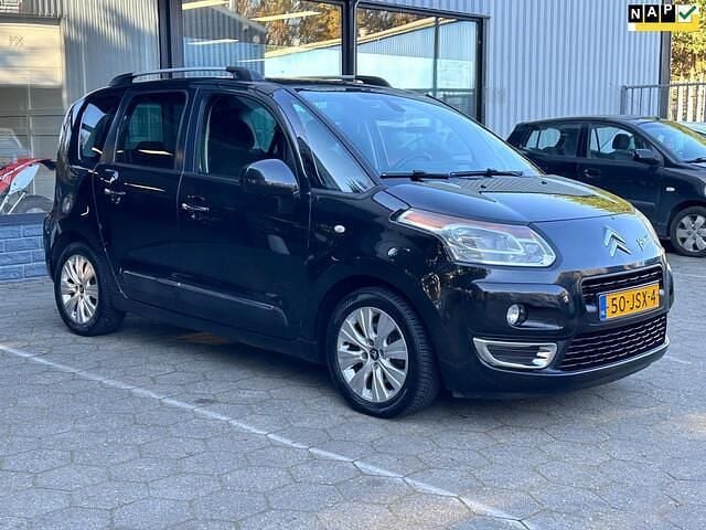 Zwart (metallic) Gebruikt 2009 Citroën C3 Picasso Exclusive MPV | € 2.250 (Goede deal) - Afbeelding 1/4