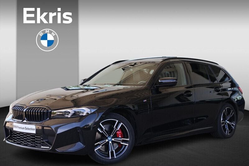 Zwart Gebruikt 2024 BMW 330e M Sport Stationwagen | € 49.900 (Super prijs) - Afbeelding 1/4