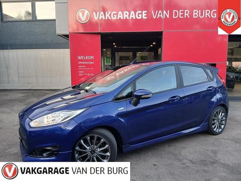 Blauw Occasion 2021 Ford Fiesta ST-Line Hatchback | € 10.950 (Super prijs) - Afbeelding 1/4
