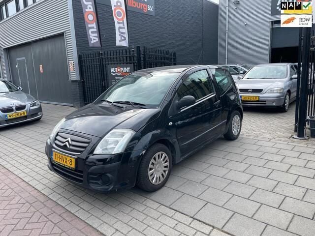 Zwart Gebruikt 2009 Citroën C2 Hatchback | € 999 (Super prijs) - Afbeelding 1/4