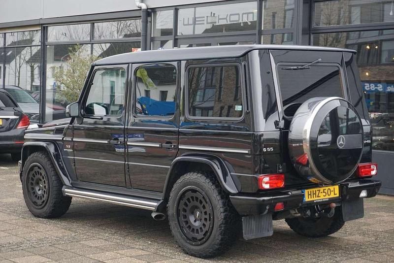Occasion Mercedes G55 AMG AMG 500 PK (367 kW) 2007 Zwart SUV