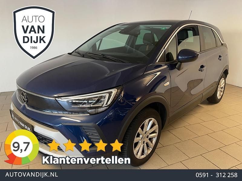Blauw (metallic) Occasion 2021 Opel Crossland X Elegance SUV | € 12.885 (Goede deal) - Afbeelding 1/4
