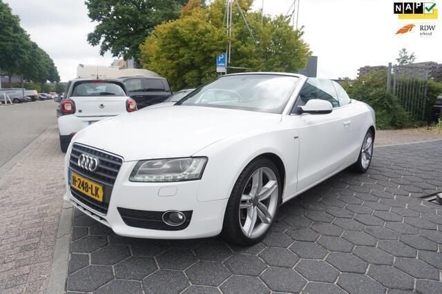 Wit, metallic lak Gebruikt 2011 Audi A5 Cabriolet Proline Cabriolet | € 9.995 (Super prijs) - Afbeelding 1/4