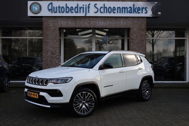 Wit Gebruikt 2022 Jeep Compass Limited SUV | € 27.440 - Afbeelding 1/4