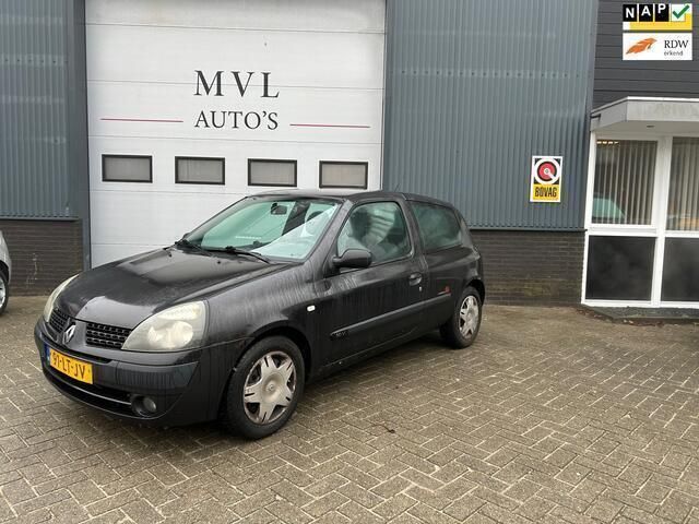 Occasion Renault Clio II Expression 75 PK (55 kW) 2003 Zwart Hatchback
