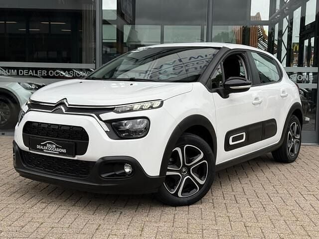 Wit Gebruikt 2021 Citroën C3 Feel Hatchback | € 9.995 (Super prijs) - Afbeelding 1/4