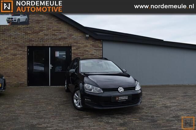Zwart, andere lak Gebruikt 2014 VW Golf VII Highline Stationwagen | € 8.900 (Goede deal) - Afbeelding 1/4