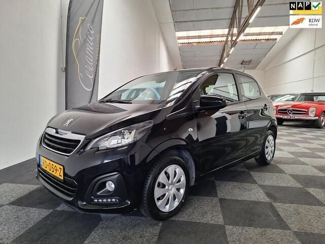 Zwart Gebruikt 2017 Peugeot 108 Active Hatchback | € 7.950 (Eerlijke prijs) - Afbeelding 1/4