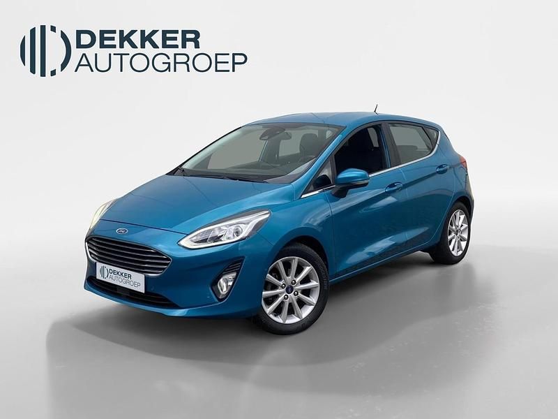 Blauw Gebruikt 2017 Ford Fiesta Titanium Hatchback | € 10.945 (Eerlijke prijs) - Afbeelding 1/4