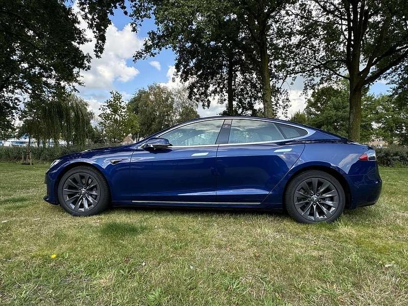 Occasion Tesla Model S 450 kW (613 PK) 2018 Blauw Hatchback