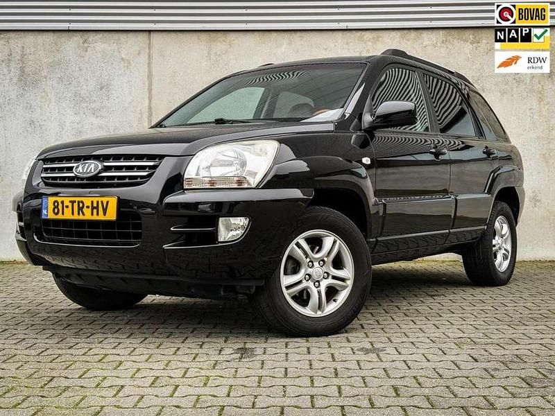 Zwart Occasion 2007 Kia Sportage SUV | € 2.000 (Super prijs) - Afbeelding 1/2