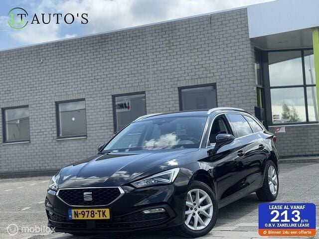 Zwart Gebruikt 2021 Seat Leon FR Stationwagen | € 15.450 (Goede deal) - Afbeelding 1/4