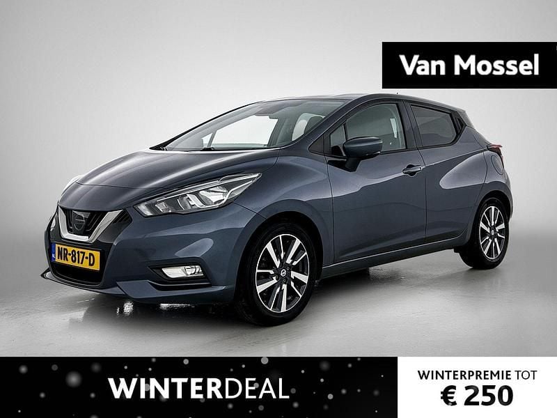 Grijs Occasion 2017 Nissan Micra N-Connecta Hatchback | € 10.235 (Eerlijke prijs) - Afbeelding 1/4