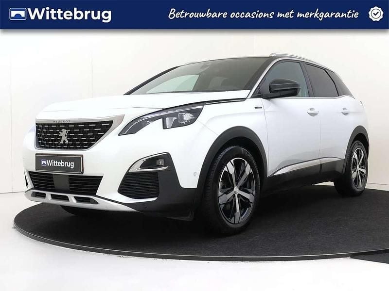 Wit Occasion 2020 Peugeot 3008 GT-line SUV | € 24.925 (Eerlijke prijs) - Afbeelding 1/3