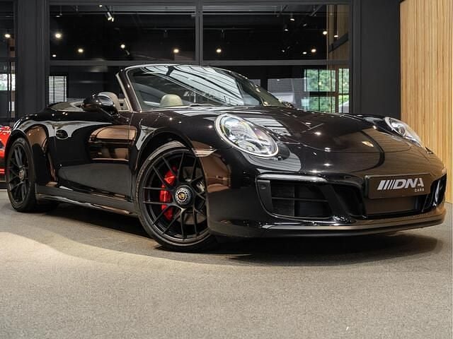 Zwart Gebruikt 2017 Porsche 911 Carrera 4 Cabriolet Cabriolet | € 119.991 - Afbeelding 1/4