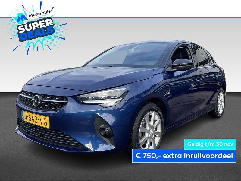 Blauw Gebruikt 2020 Opel Corsa Elegance Hatchback | € 13.990 (Iets duurder) - Afbeelding 1/4