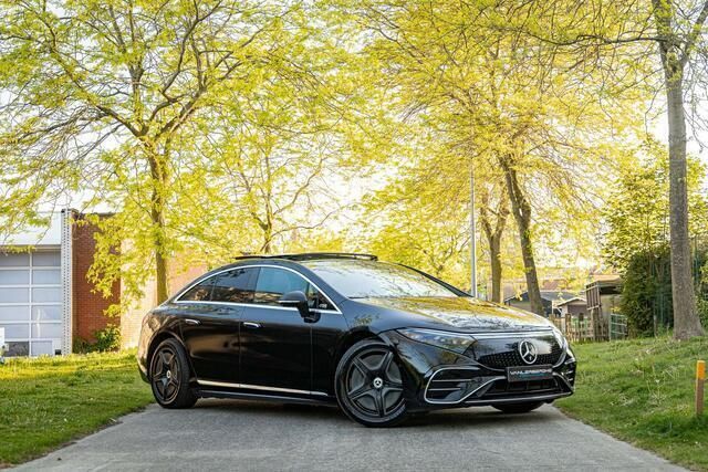 Zwart Gebruikt 2022 Mercedes EQS450+ AMG line Sedan | € 55.995 (Goede deal) - Afbeelding 1/4