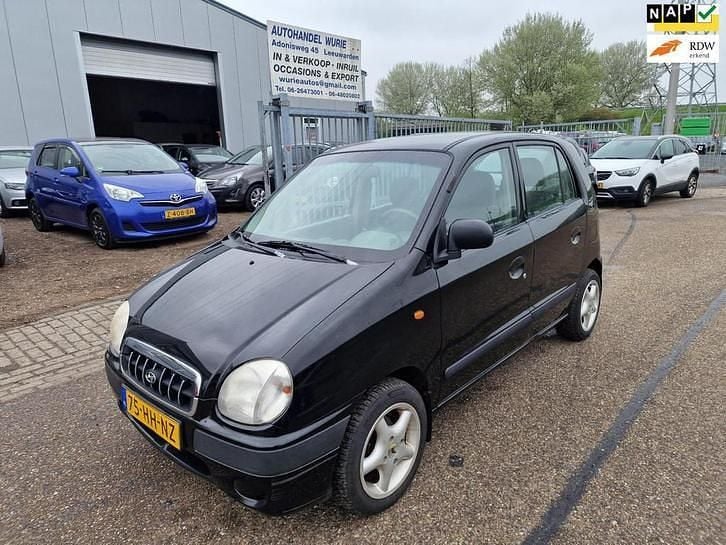 Zwart Gebruikt 2001 Hyundai Atos Hatchback | € 1.245 (Eerlijke prijs) - Afbeelding 1/4