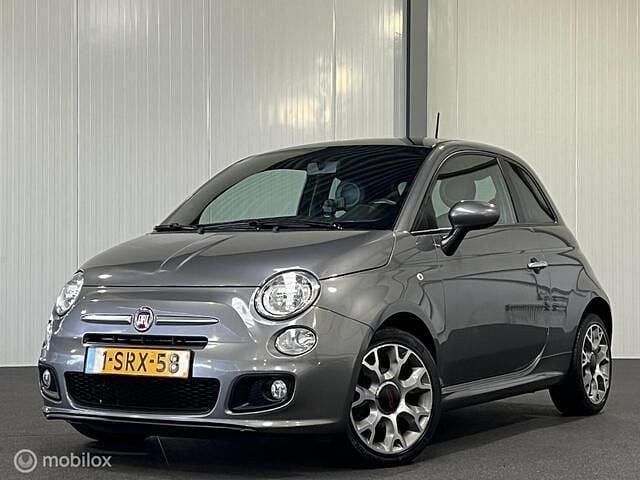 Grijs Gebruikt 2013 Fiat 500S Hatchback | € 6.945 (Eerlijke prijs) - Afbeelding 1/3