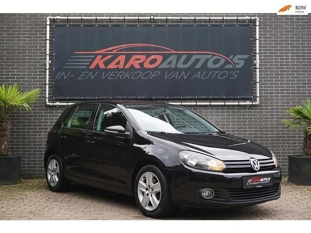 Zwart Gebruikt 2009 VW Golf VI Trendline Hatchback | € 3.750 (Eerlijke prijs) - Afbeelding 1/4