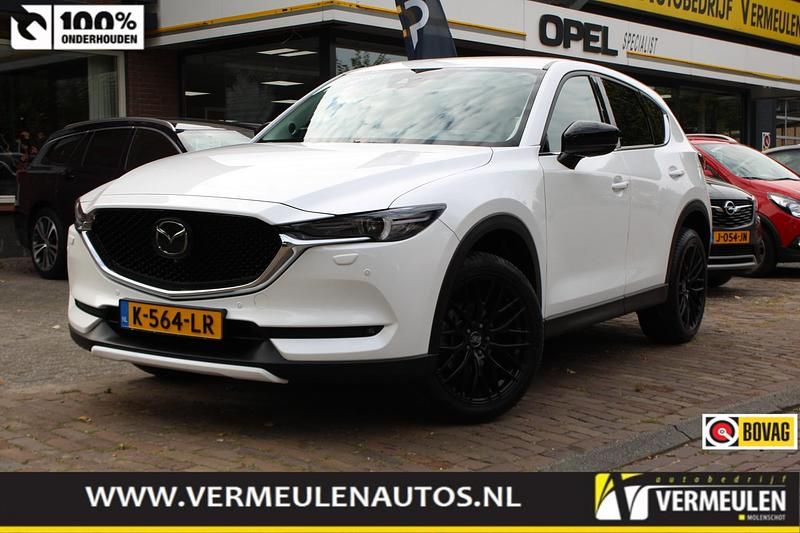 Wit Gebruikt 2021 Mazda CX-5 Sportive SUV | € 24.750 (Super prijs) - Afbeelding 1/4