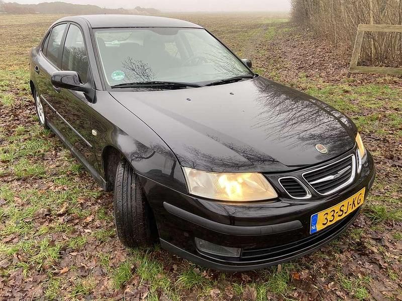 Occasion Saab 9-3 Linear 122 PK (89 kW) 2006 Zwart Sedan