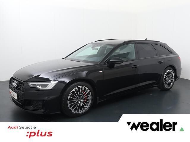 Zwart Gebruikt 2024 Audi A6 S-Line Stationwagen | € 59.840 (Duur) - Afbeelding 1/4