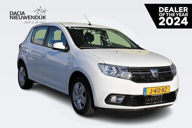 Wit Gebruikt 2020 Dacia Sandero Comfort Hatchback | € 8.945 (Super prijs) - Afbeelding 1/4