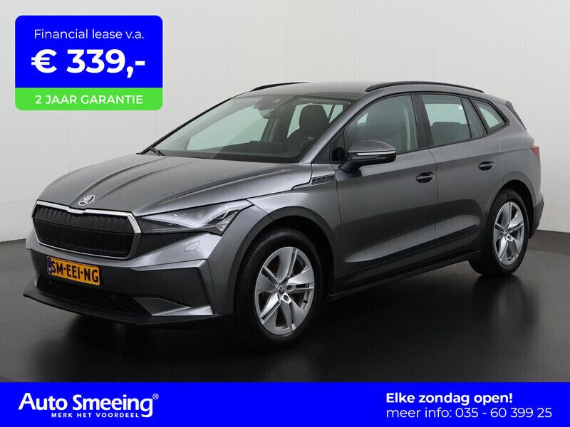 Grijs, metallic lak Gebruikt 2022 Skoda Enyaq iV Loft SUV | € 26.895 (Super prijs) - Afbeelding 1/4