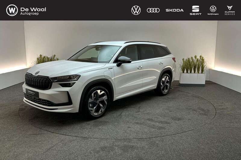 Wit Nieuw 2025 Skoda Kodiaq Business Line SUV | € 54.395 (Eerlijke prijs) - Afbeelding 1/3