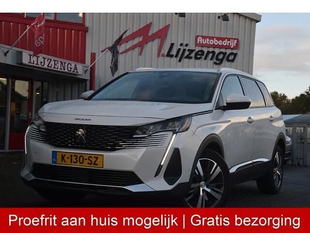 Wit Gebruikt 2021 Peugeot 5008 Allure MPV | € 21.950 (Super prijs) - Afbeelding 1/4