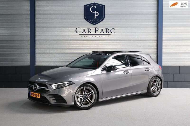 Grijs Gebruikt 2019 Mercedes A35 AMG AMG Hatchback | € 36.995 (Super prijs) - Afbeelding 1/4
