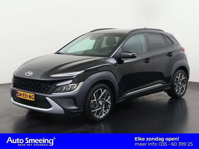 Phantom black pearl (mzh) Gebruikt 2022 Hyundai Kona SUV | € 22.395 (Goede deal) - Afbeelding 1/4