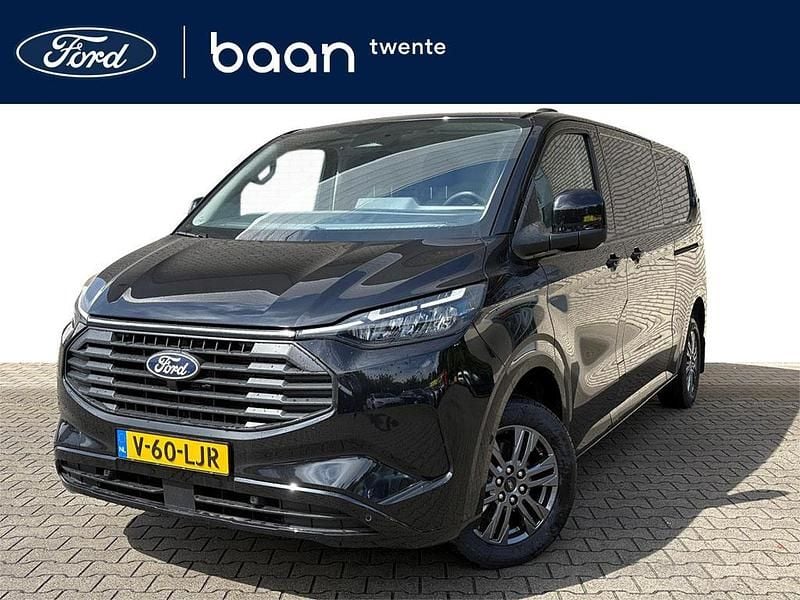 Zwart Nieuw 2025 Ford Transit Custom Limited Van | € 43.350 (Super prijs) - Afbeelding 1/4