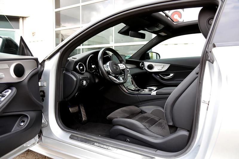 Occasion Mercedes C180 AMG 157 PK (115 kW) 2021 Zilver, metallic lak Coupé