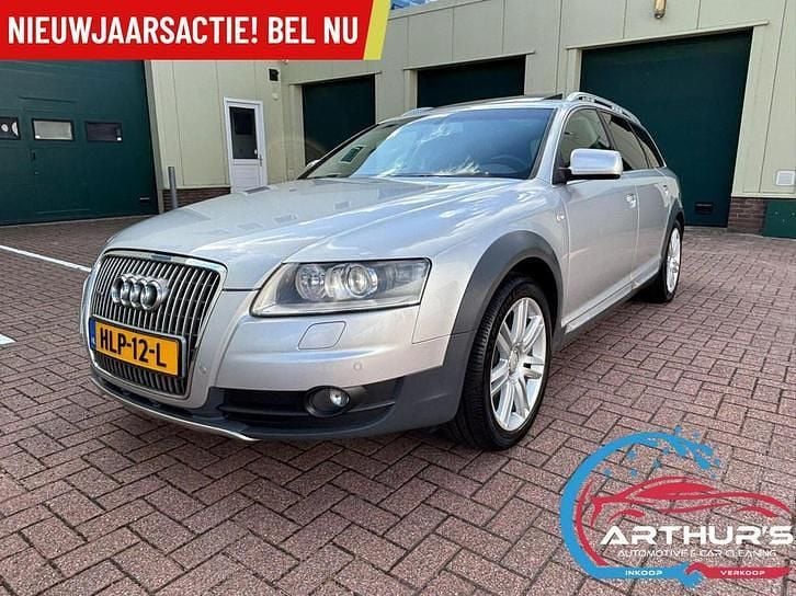 Grijs Gebruikt 2009 Audi A6 Allroad Business Stationwagen | € 8.999 (Super prijs) - Afbeelding 1/4