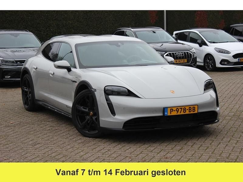 Grijs (metallic) Occasion 2022 Porsche Taycan Cross Turismo SUV | € 59.950 (Super prijs) - Afbeelding 1/4