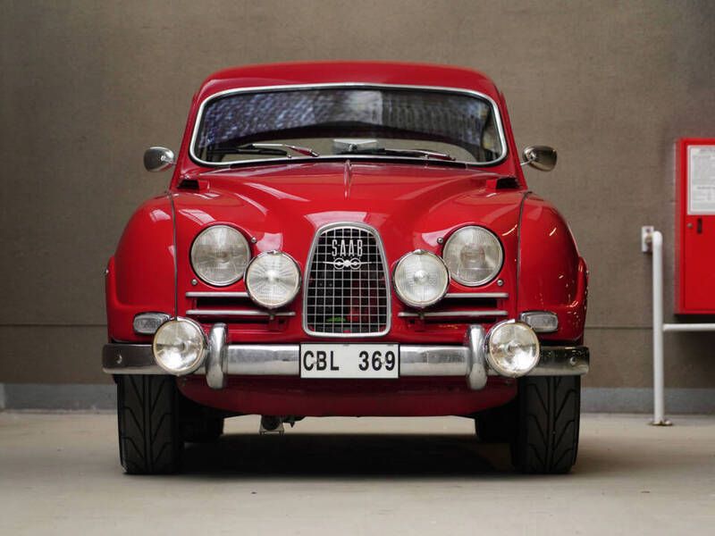 Rood Gebruikt 1964 Saab 96 Sedan | € 27.000 - Afbeelding 1/4