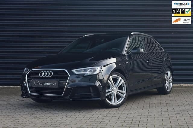 Zwart Occasion 2020 Audi A3 Sportback S-Line Hatchback | € 26.500 (Super prijs) - Afbeelding 1/4
