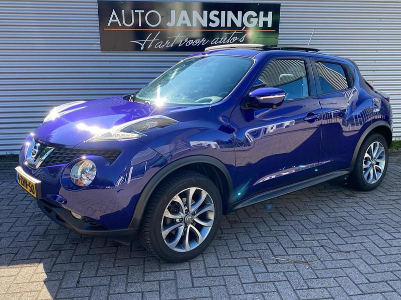 Blauw Gebruikt 2014 Nissan Juke S SUV | € 9.990 (Eerlijke prijs) - Afbeelding 1/4