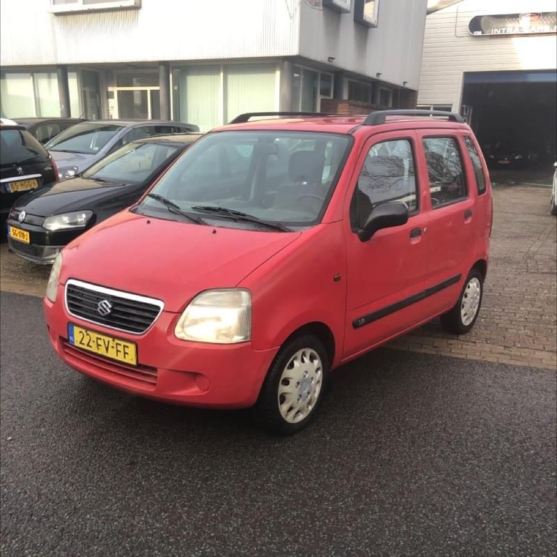 Rood Gebruikt 2000 Suzuki Wagon R+ GL Stationwagen | € 895 (Eerlijke prijs) - Afbeelding 1/4