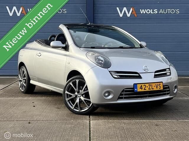 Grijs Occasion 2009 Nissan Micra C+C Tekna+ Cabriolet | € 5.840 - Afbeelding 1/4