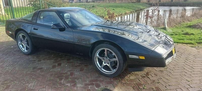 Zwart Gebruikt 1990 Chevrolet Corvette Coupé | € 13.000 - Afbeelding 1/4