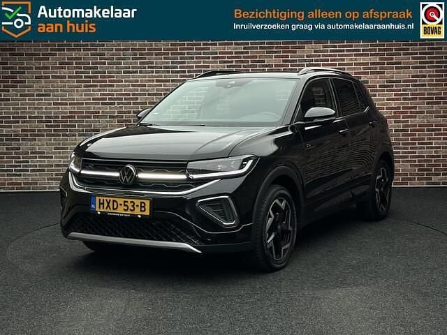 Zwart Gebruikt 2025 VW T-Cross R-line Edition SUV | € 29.950 (Iets duurder) - Afbeelding 1/4